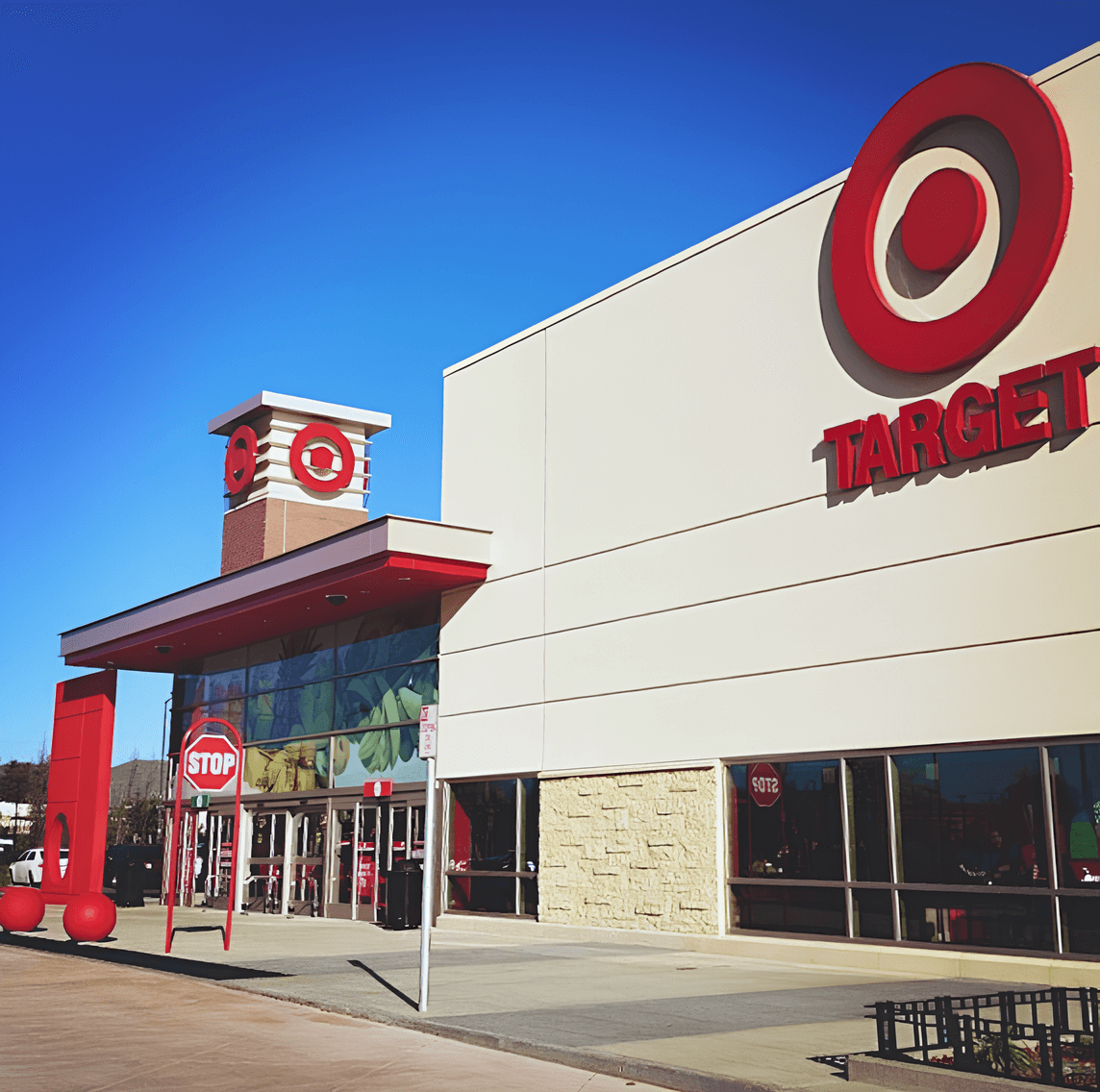 Exterior image of Target in Fremont, California, designed by architect Jeff Finsand.