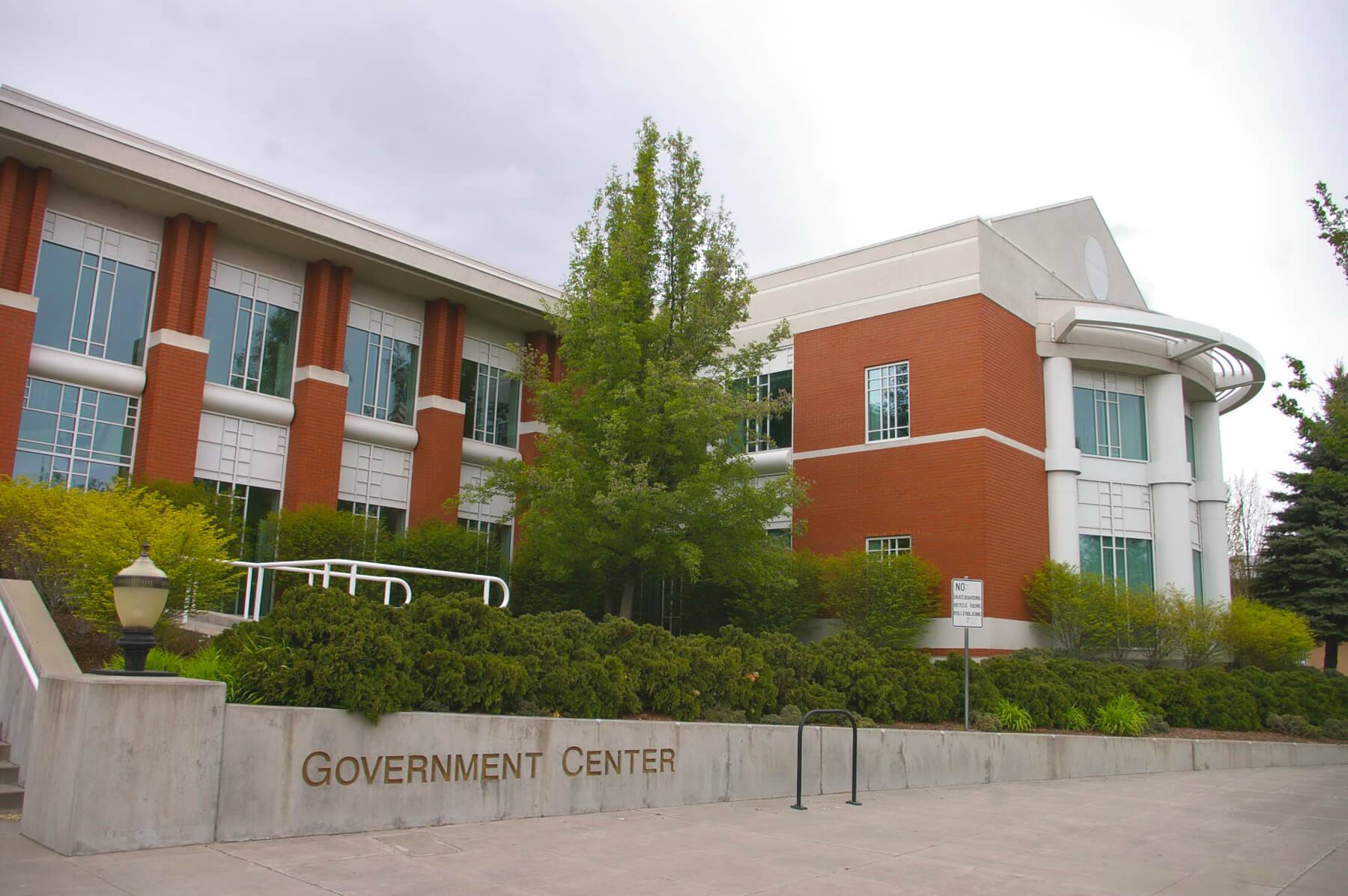 Image of the Klamath County Admin Building, designed by architect Jeff Finsand.